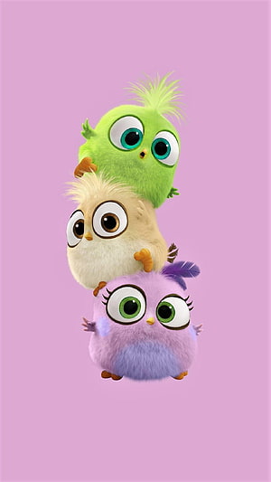 The Angry Birds Movie 2 Cute Hatchlings Wallpaper HD phone wallpaper
