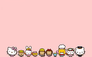 Sanrio Characters EVA Air Livery Wallpaper HD wallpaper