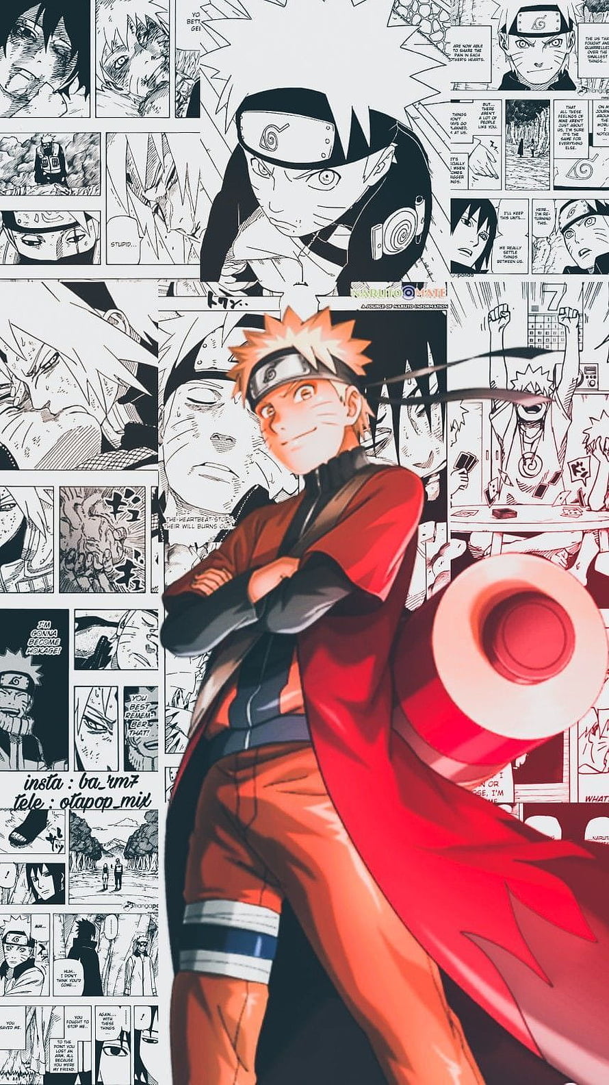 Naruto Uzumaki Anime Character Artwork With Manga Panels Background, Naruto shippuden sasuke, Naruto uzumaki ...pinterest, manga naruto HD phone wallpaper