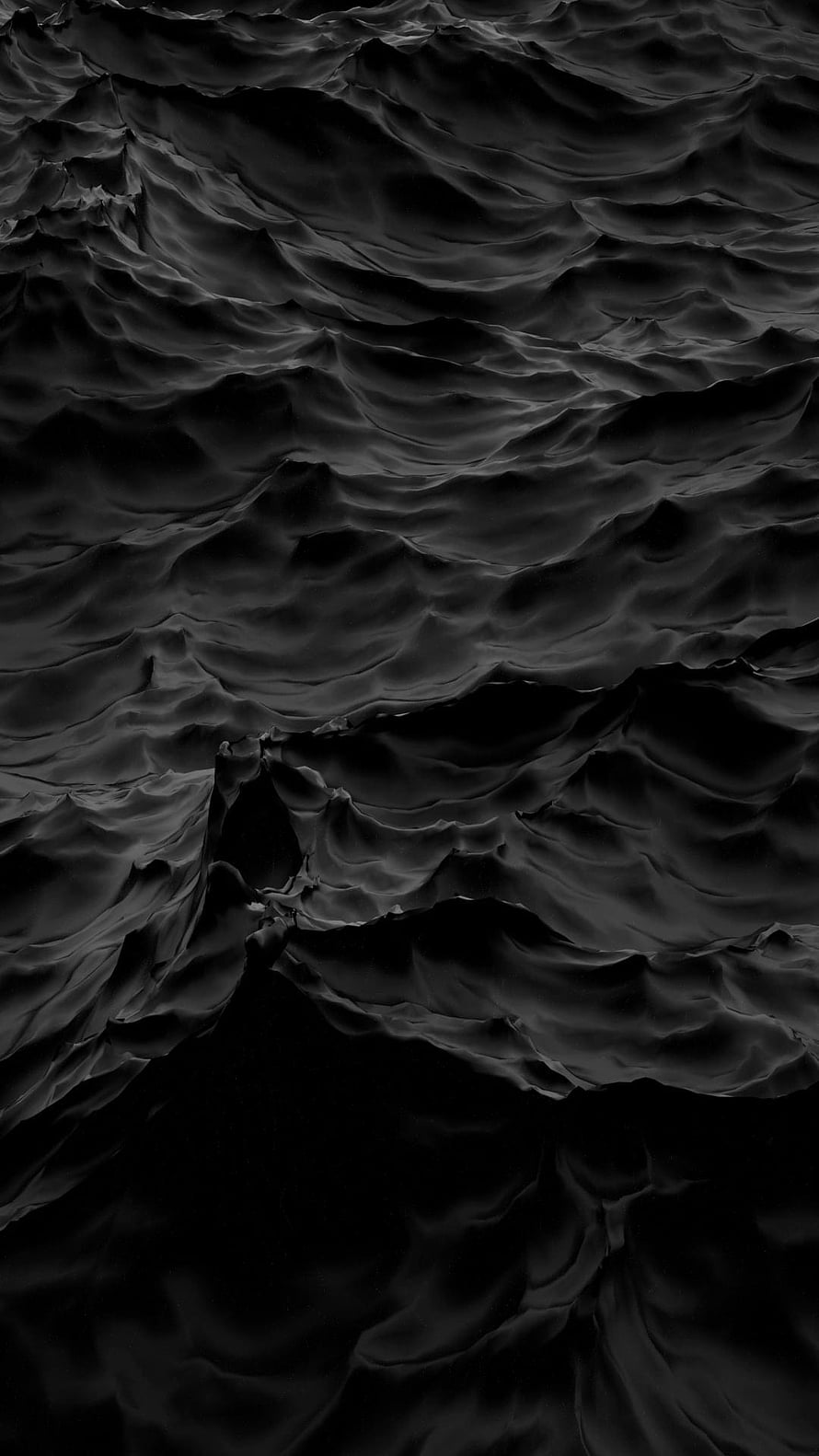 Abstract Black Wavy Texture Wallpaper HD phone wallpaper
