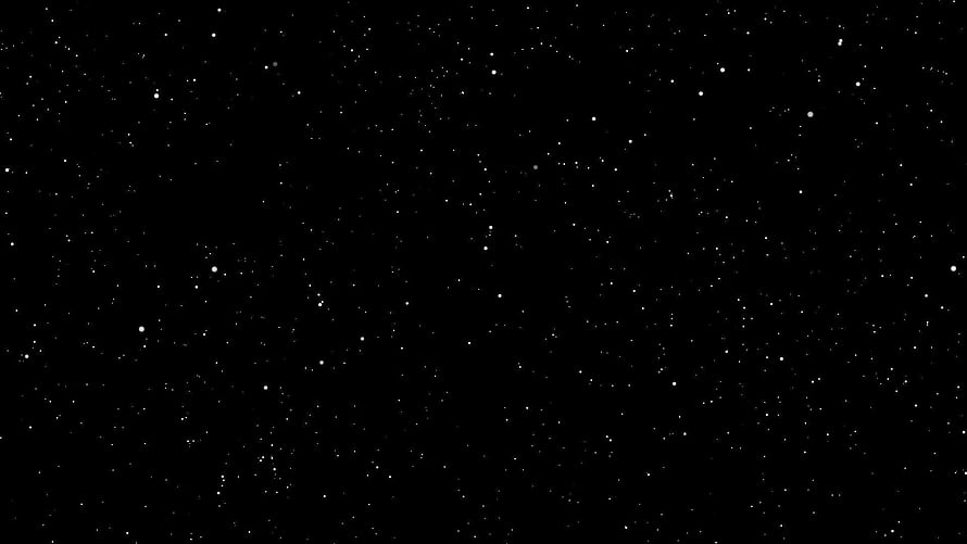 Minimalist Starfield Background with Scattered White Dots on Deep Black Void HD wallpaper