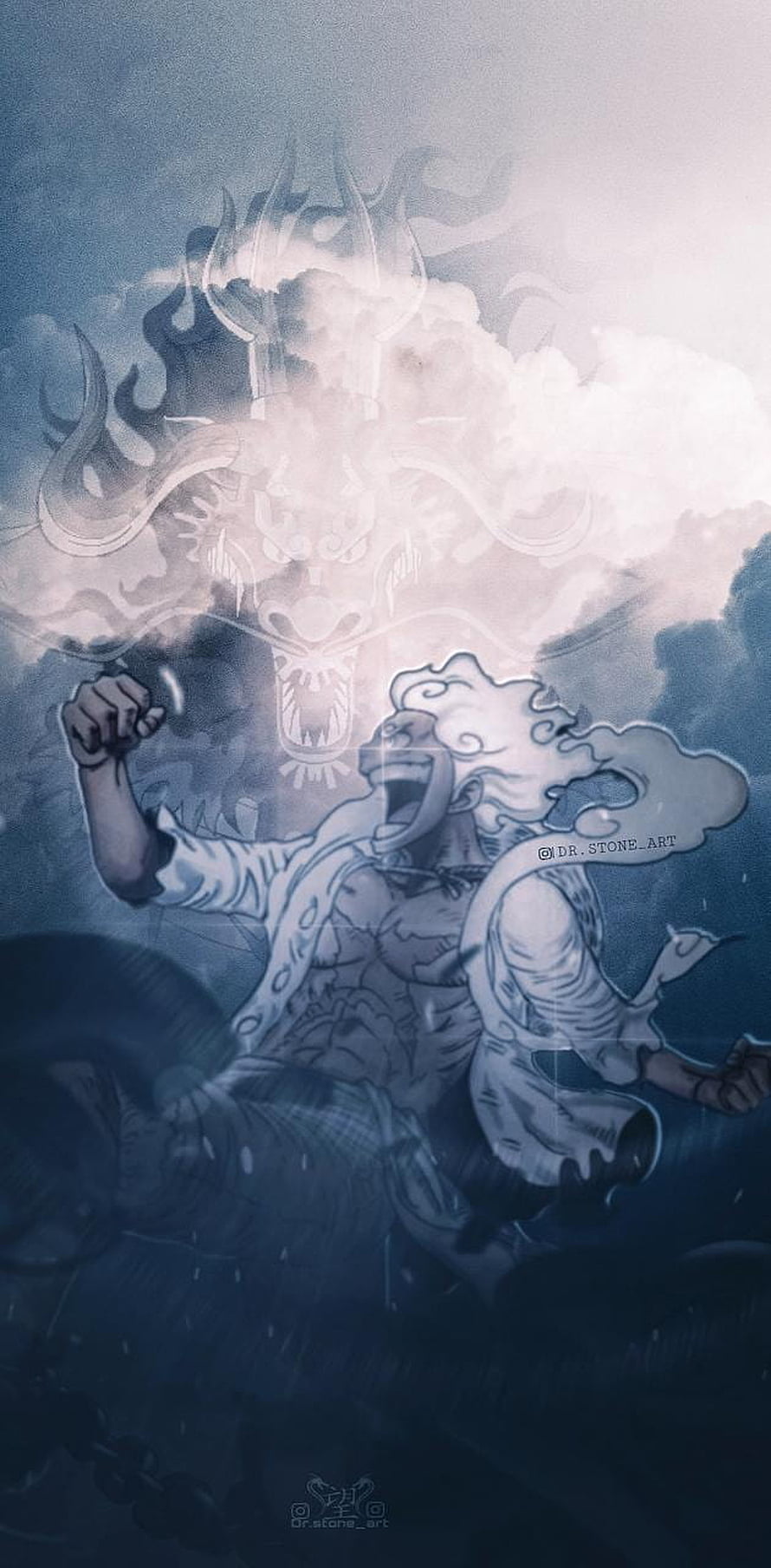 Monkey D. Luffy Gear 5 Sun God Nika Form Anime Wallpaper HD phone wallpaper