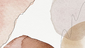 Abstract Watercolor Art with Earthy Tones and Wavy Lines HD wallpaper