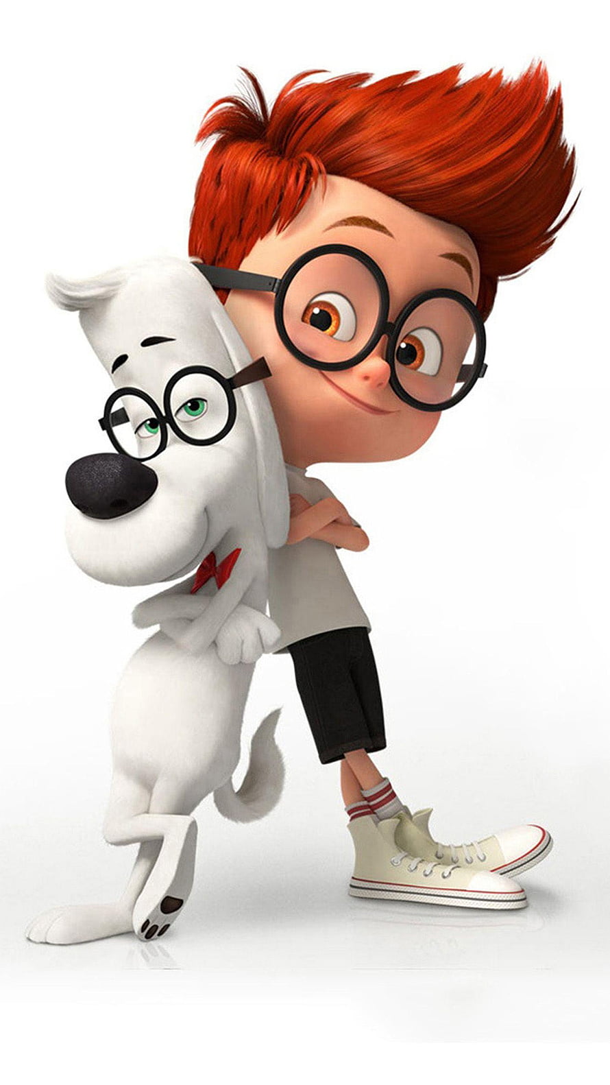Jimmy Neutron and Goddard 3D Animated Character Art HD phone wallpaper