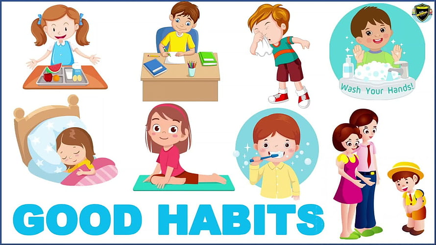 Good Habits for Kids: Eating, Studying, Hygiene, and Health Routines HD wallpaper