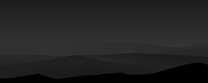 Dark Minimalist Mountain Silhouette Landscape for Dual Monitor Setup HD wallpaper