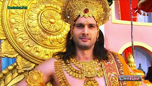 Karna in Golden Royal Attire from Mahabharat Star Plus Television Series HD wallpaper