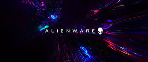 Alienware Neon Abstract Wallpaper HD wallpaper