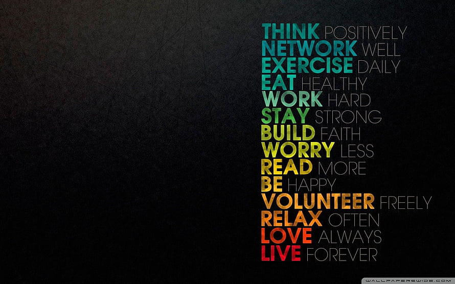 Motivational Life Advice Typography Quote Wallpaper HD wallpaper