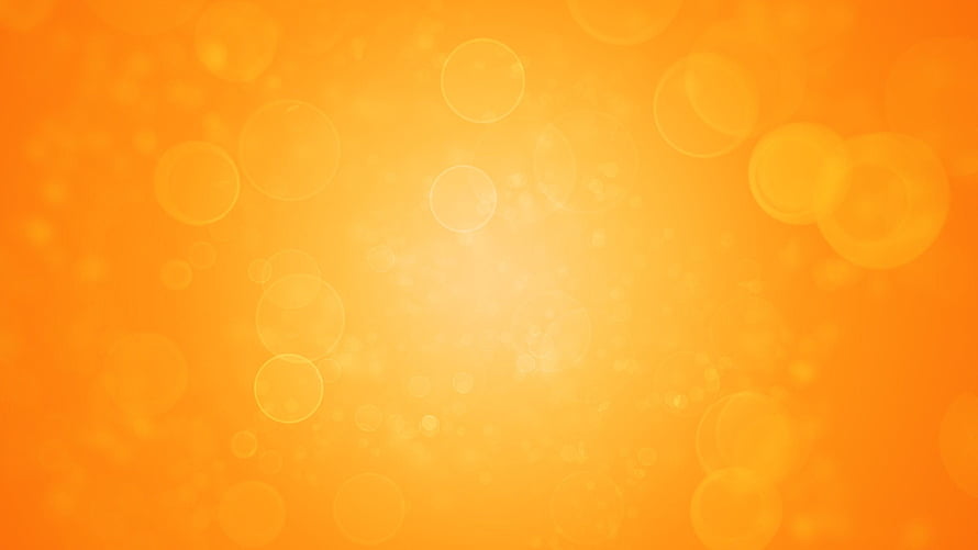Warm Orange Bokeh Light Flare Abstract Background with Soft Circular Bubbles HD wallpaper