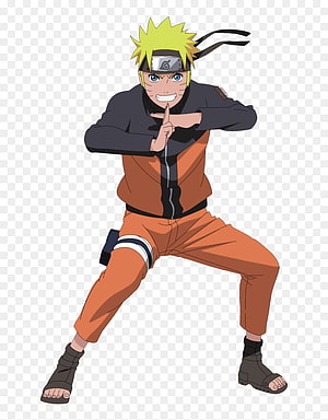 Naruto Uzumaki Performing Hand Signs Anime Character Illustration HD phone wallpaper