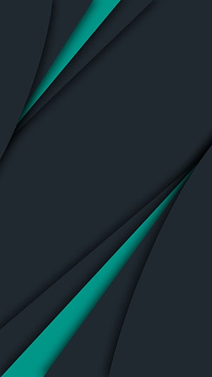Dark Teal Geometric Abstract Wallpaper with Diagonal Layered Shapes HD phone wallpaper