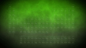 Breaking Bad Style Periodic Table with Green Smoke Background HD wallpaper