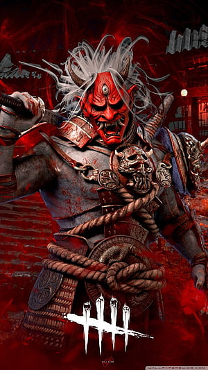 Ghost of Tsushima Jurojin Mask Samurai Warrior Artwork HD phone wallpaper