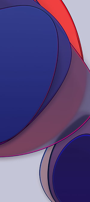 OnePlus Abstract Geometric Wallpaper with Overlapping Blue and Red Shapes HD phone wallpaper