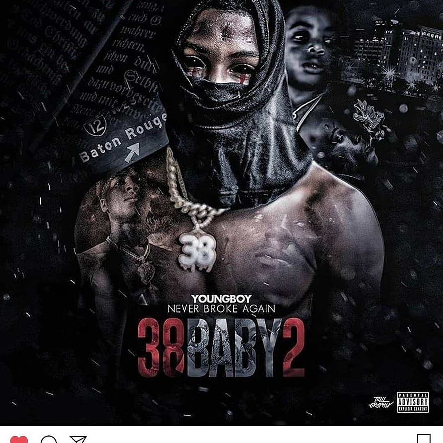 YoungBoy Never Broke Again 38 Baby 2 Album Cover Artwork HD phone wallpaper