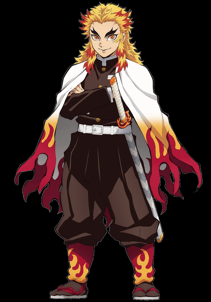 Kyojuro Rengoku from Demon Slayer Anime Character Art HD phone wallpaper