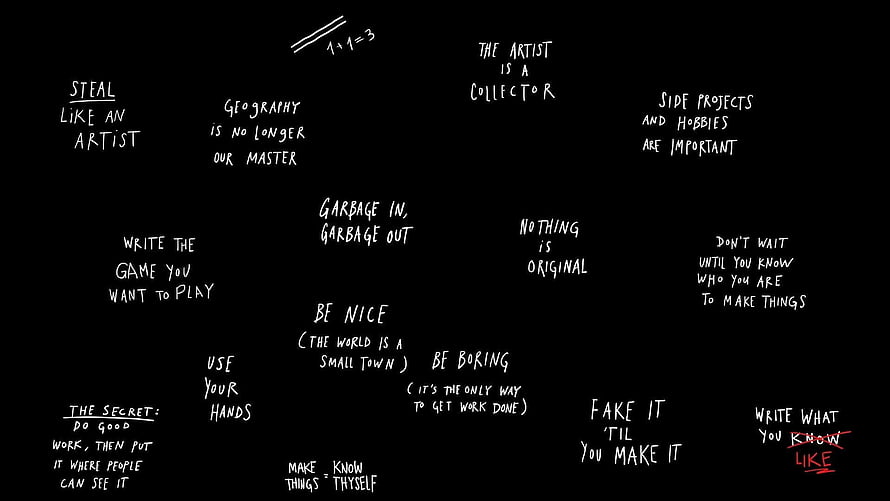 Handwritten Creative Philosophy Quotes on Black Background HD wallpaper