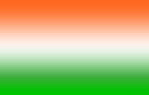 India National Flag Gradient Background with Saffron White and Green Bands HD wallpaper