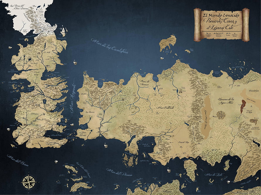 Elder Scrolls Online Map of Tamriel, Skyrim, and Morrowind Fantasy World Geography HD wallpaper