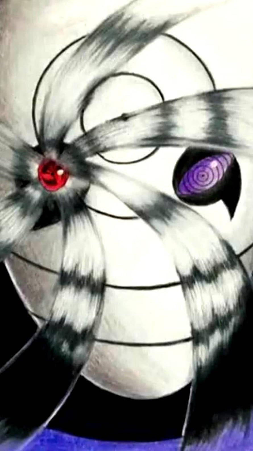 Madara Uchiha Eternal Mangekyou Sharingan Anime Eye Close-Up, Obito Kamui HD phone wallpaper