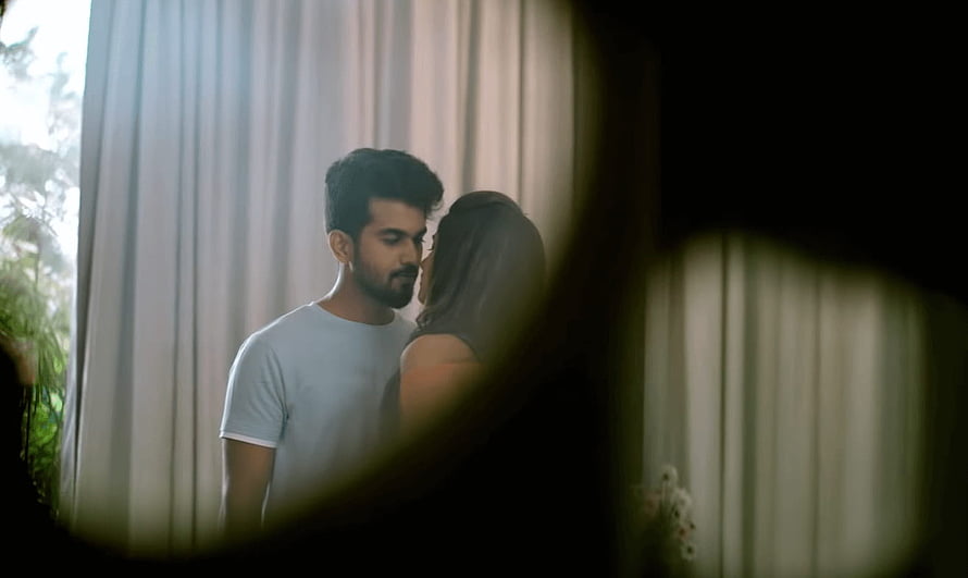 Kiss Kannada Movie Romantic Couple Scene Still HD wallpaper
