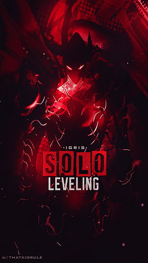 Sung Jin Woo as Igris in Solo Leveling Dark Fantasy Character Art HD phone wallpaper