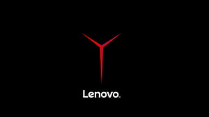 Lenovo Legion Red Y Logo on Black Background Minimalist Branding Design HD wallpaper