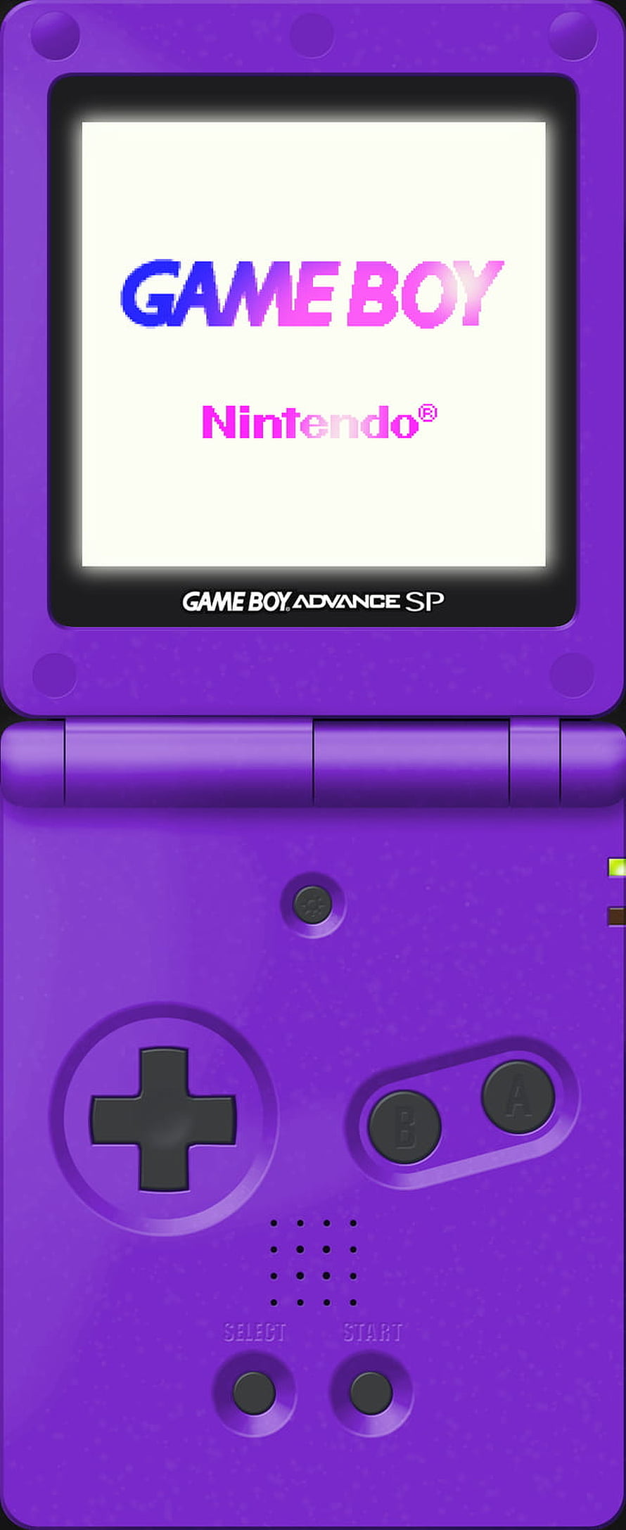 Purple Game Boy Advance SP Nintendo Console Wallpaper HD phone wallpaper