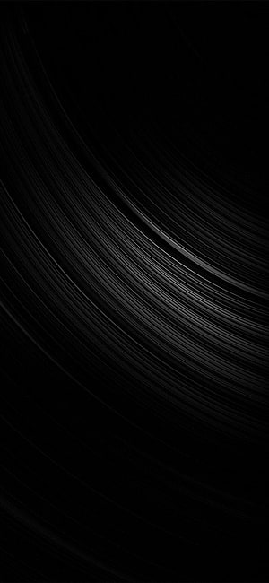 Minimalist AMOLED Deep Black Abstract Curved Lines Dark Wallpaper HD phone wallpaper