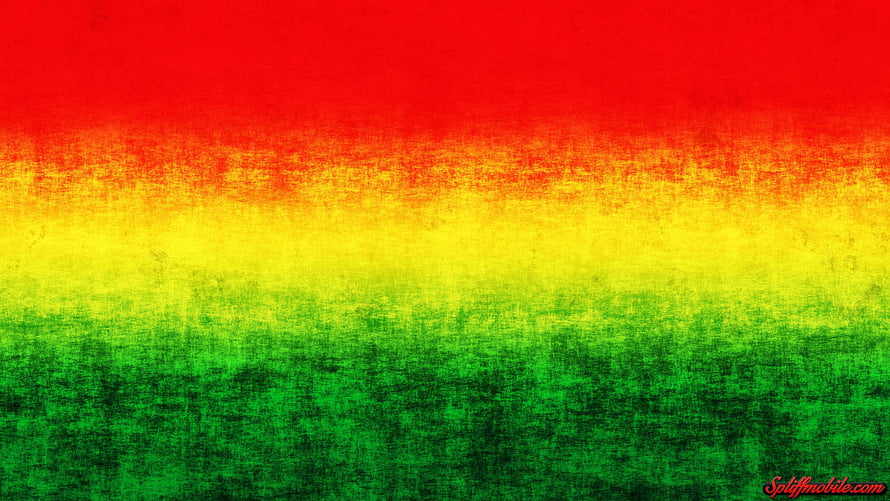 Rasta Colors Gradient Background with Red Yellow and Green Textured Bands HD wallpaper