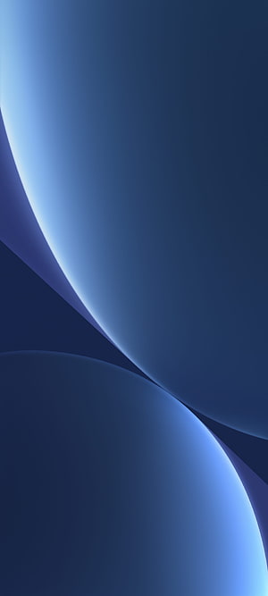 Xiaomi 12 Pro Default Blue Abstract Curved Sphere Wallpaper HD phone wallpaper