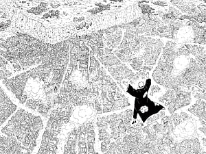 Madara Uchiha Overlooking The Destroyed Hidden Leaf Village Manga Panel, Yuushi on Twitter:, naruto manga panels HD wallpaper