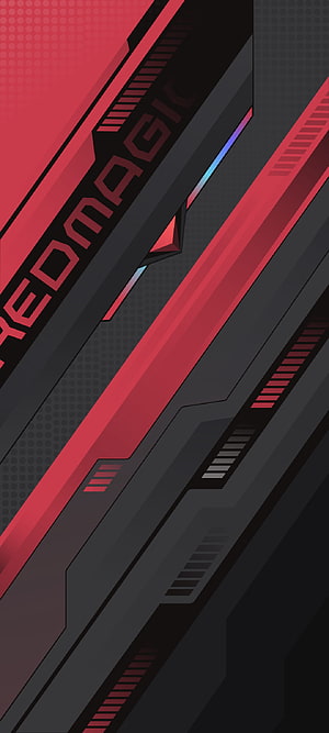 Nubia Red Magic 7 Pro Gaming Phone Abstract Geometric Wallpaper HD phone wallpaper