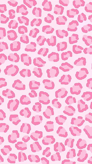 Cute Pink Leopard Print Pattern Wallpaper HD phone wallpaper