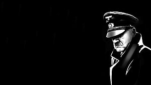 Black and White Portrait of Adolf Hitler in Military Uniform HD wallpaper