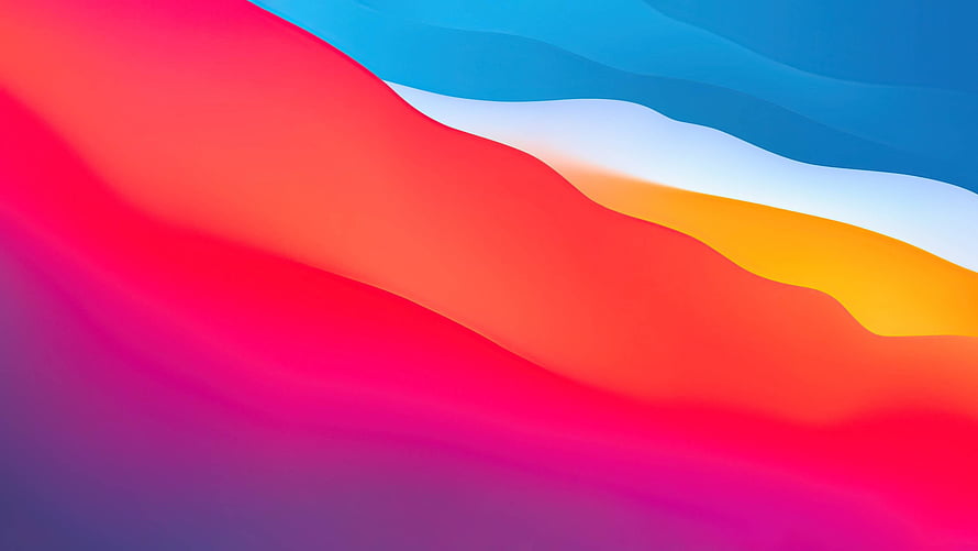 Vibrant Abstract Gradient Waves Wallpaper With Smooth Color Transitions HD wallpaper