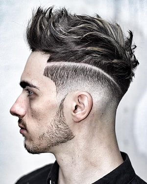 Modern Men's Undercut Hairstyle With Sharp Hair Design And Textured Quiff HD phone wallpaper