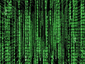 Matrix Digital Rain Code Stream Green Glitch Artwork HD wallpaper