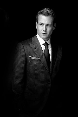 Harvey Specter in a pinstripe suit from the television series Suits HD phone wallpaper