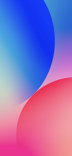 Abstract Blue and Pink Gradient Wallpaper with Smooth Curves HD phone wallpaper