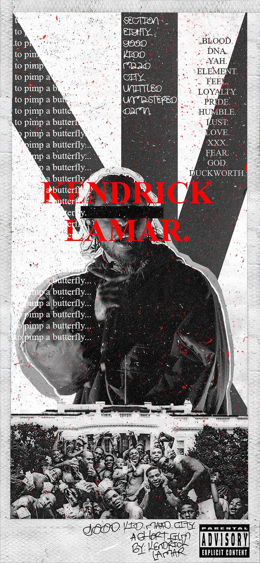 Kendrick Lamar Good Kid M.A.A.D City Album Artwork Poster HD phone wallpaper