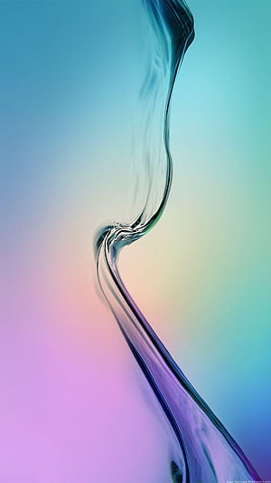 Samsung Galaxy J7 Abstract Liquid Flow Wallpaper with Pastel Gradient Background HD phone wallpaper