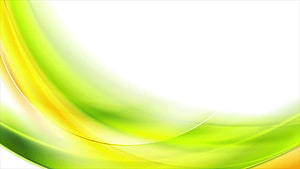 Abstract Green and Yellow Wavy Lines on White Background HD wallpaper