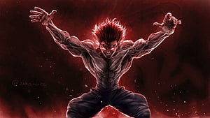 Guts Berserk Dark Fantasy Warrior Red Aura HD wallpaper