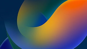 macOS Ventura Abstract Gradient Wallpaper with Flowing Colorful Waves HD wallpaper