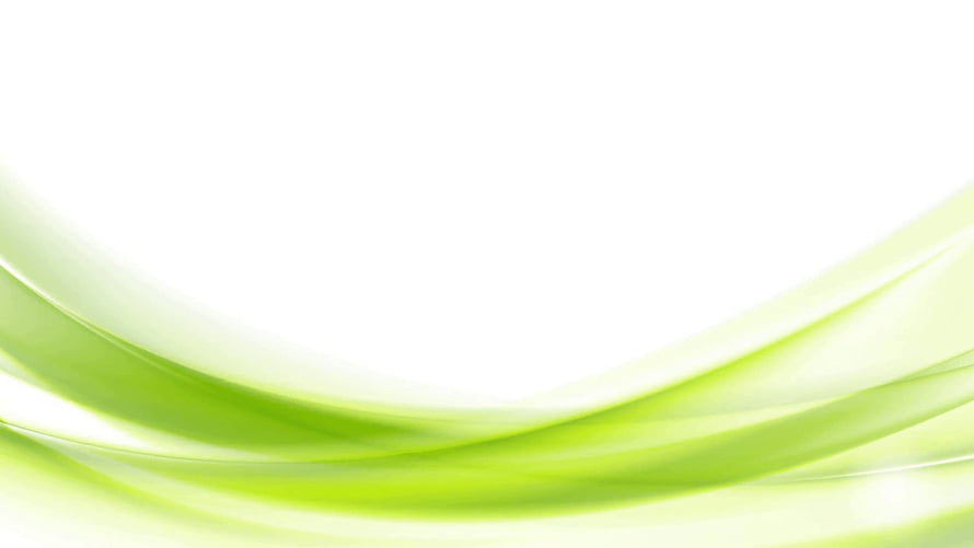 Elegant Green Abstract Waves on White Background HD wallpaper