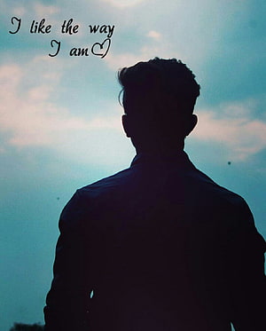 Silhouette of a man looking at the sky with inspirational quote about self love, 8 Best Profile instagram ideas, instagram dp boys HD phone wallpaper