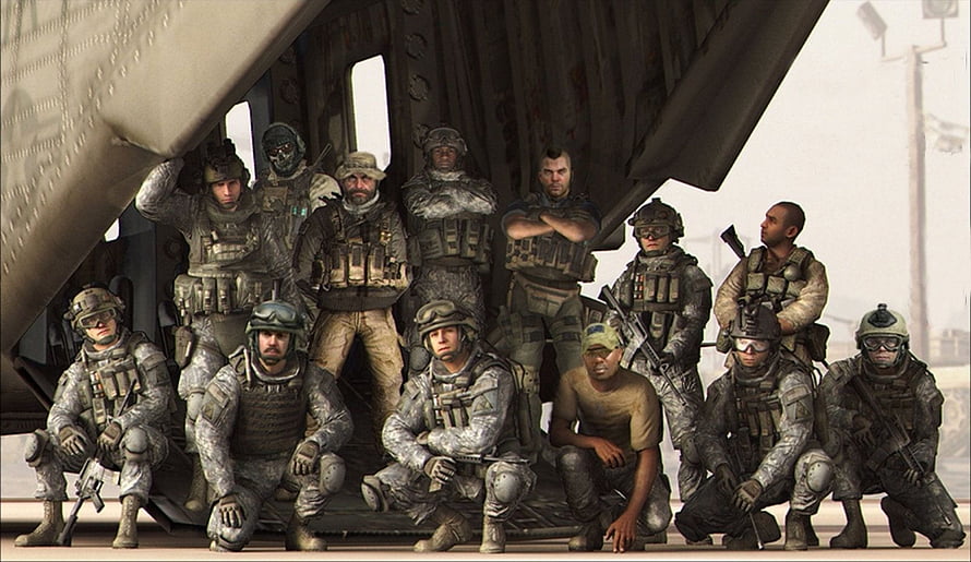 Call of Duty Task Force 141 Squad Grouping in Military Gear HD wallpaper