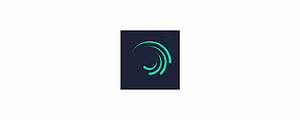 Alight Motion Pro App Icon with Neon Green Spiral on Dark Background HD wallpaper
